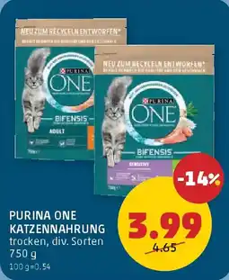 PENNY Purina One Katzennahrung Angebot