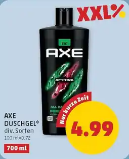 PENNY AXE Duschgel Angebot
