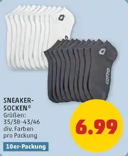 PENNY Sneaker-Socken Lotto Angebot