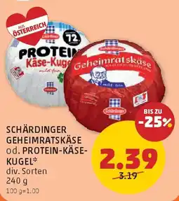 PENNY Schärdinger geheimratskäse od. protein käsekugel Angebot