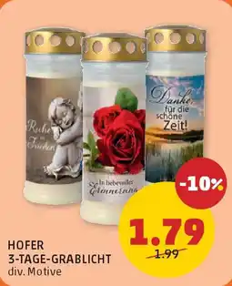 PENNY Hofer 3-tage grablicht Angebot