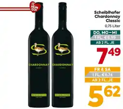 Billa Scheiblhofer Chardonnay Classic Angebot