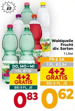 Billa Waldquelle Frucht Angebot