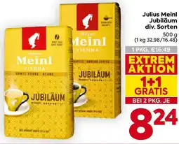 Billa Julius Meinl Jubiläum Angebot