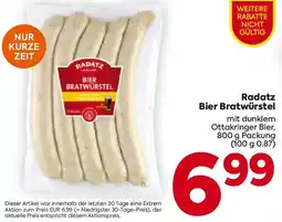 Billa Radatz Bier Bratwürstel Angebot