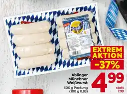 Billa Ablinger Münchner Weißwurst Angebot