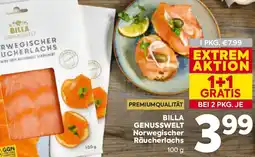 Billa BILLA GENUSSWELT Norwegischer Räucherlachs Angebot