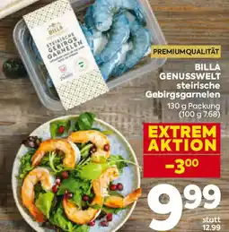 Billa BILLA GENUSSWELT steirische Gebirgsgarnelen Angebot