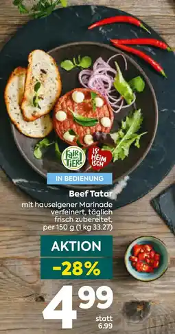 Billa Beef Tatar Angebot