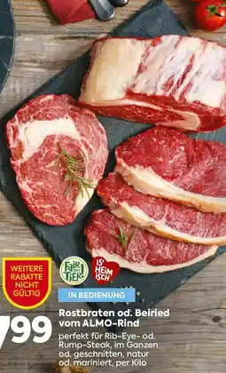 Billa Rostbraten od. Beiried vom ALMO-Rind Angebot