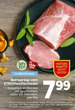 Billa Karreerose vom STROHwohlschwein Angebot