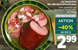 Billa Ja! Natürlich Bio-Rindersaftschinken Angebot