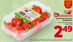 Billa Da komm' ich her! Erdbeeren Angebot