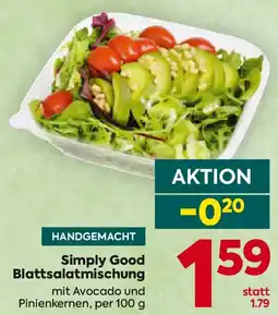 Billa Simply Good Blattsalatmischung Angebot