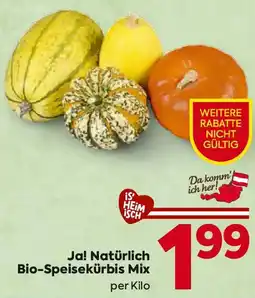 Billa Ja! Natürlich Bio-Speisekürbis Mix Angebot