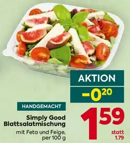 Billa Simply Good Blattsalatmischung Angebot