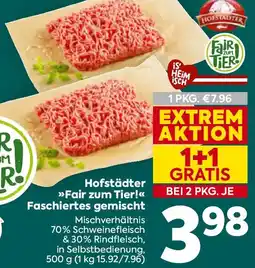 Billa Hofstädter Fair zum Tier! Faschiertes gemischt Angebot