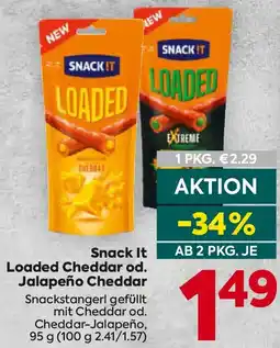 Billa Snack It Loaded Cheddar od. Jalapeño Cheddar Angebot