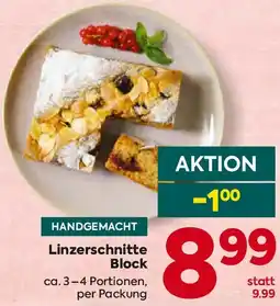 Billa Linzerschnitte Block Angebot