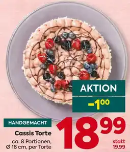 Billa Cassis Torte Angebot