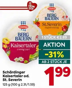 Billa Schärdinger Kaisertaler od. St. Severin Angebot