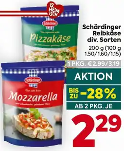 Billa Schärdinger Reibkäse Angebot