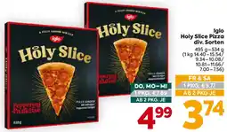 Billa Iglo Holy Slice Pizza Angebot