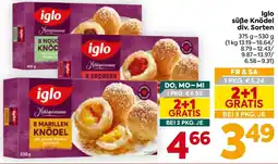 Billa iglo süße Knödel Angebot