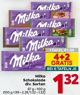 Billa Milka Schokolade Angebot