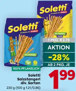 Billa Soletti Salzstangerl Angebot