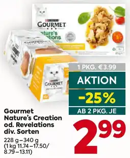 Billa Gourmet Nature's Creation od. Revelations Angebot