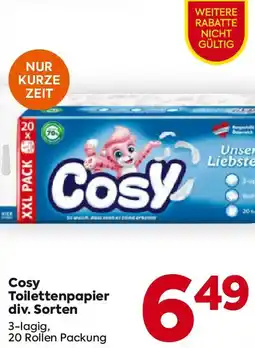 Billa Cosy Toilettenpapier Angebot