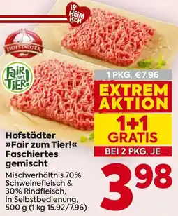 Billa Hofstädter Fair zum Tier! Faschiertes gemischt Angebot