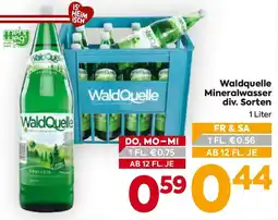 Billa Waldquelle Mineralwasser Angebot