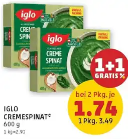 PENNY Iglo Cremespinat Angebot