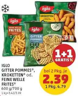 PENNY Iglo gitter pommes, kroketten od. feine welle frites Angebot