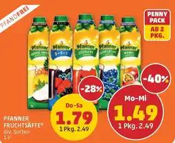 PENNY Pfanner Fruchtsäfte Angebot