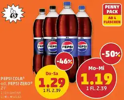 PENNY Pepsi Cola oder Pepsi Zero Angebot