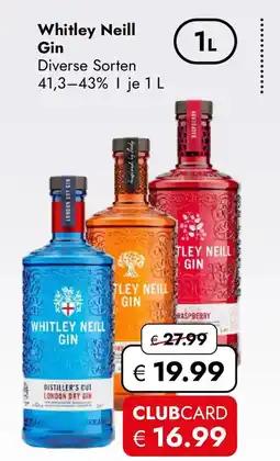 Travel FREE Whitley Neill Gin Angebot