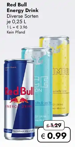 Travel FREE Red Bull Energy Drink Angebot