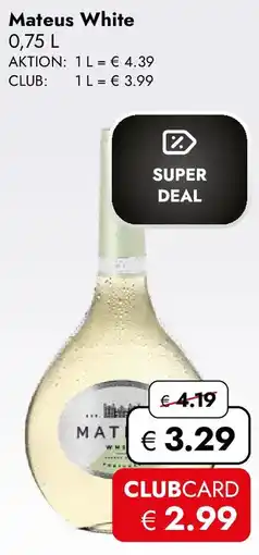 Travel FREE Mateus White Angebot