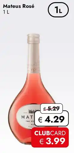 Travel FREE Mateus Rosé Angebot