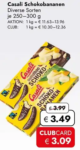 Travel FREE Casali Schokobananen Angebot