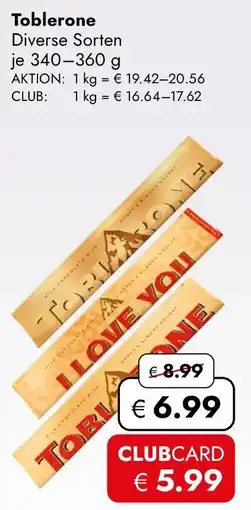 Travel FREE Toblerone Angebot