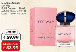 Travel FREE Giorgio Armani My Way EdPS Damen Angebot