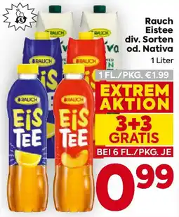 Billa Rauch EisTee od. Nativa Angebot
