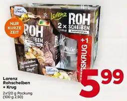Billa Lorenz Rohscheiben + Krug Angebot