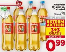 Billa Almdudler Original od. Zuckerfrei Angebot
