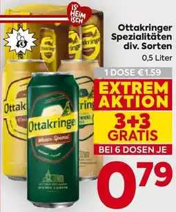 Billa Ottakringer Spezialitäten Angebot