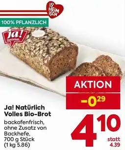 Billa Ja! Natürlich Volles Bio-Brot Angebot